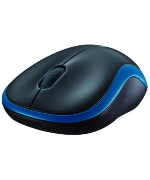 RATON WIRELESS LOGITECH M185 NEGRO/AZUL