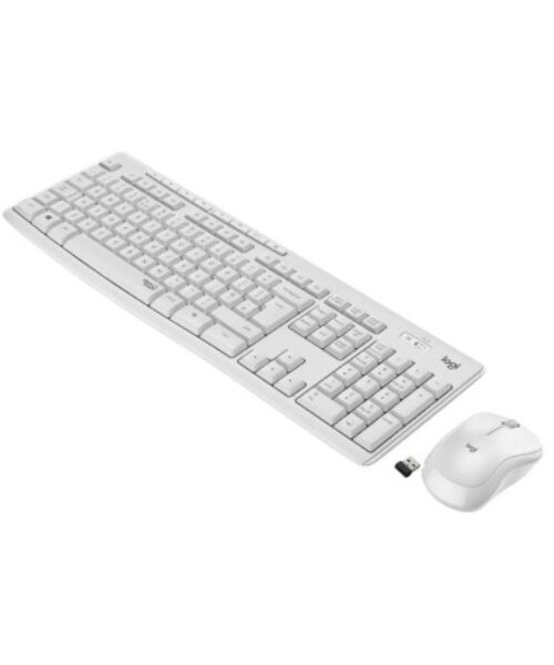 TECL+RAT CORDL. LOGITECH MK295 SILENT WIRELESS BLANCO
